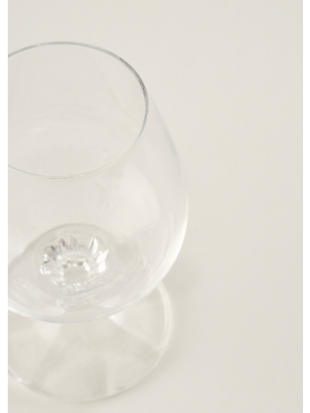 Bej Shape Kristal Kahve Yanı Su Bardağı Naturel (180 cc)-1