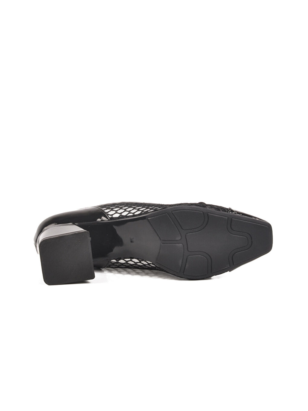 Siyah Rugan Anorak Örme Kadın Abiye Ayakkabı 250230 Z-4