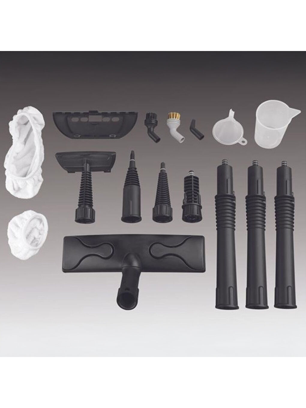 KSC-4217 Çok Fonksiyonlu Buharlı 12 Parça Aksesuarlı Temizlik Makinesi - Beyaz / Gri - 2000 Wat-3