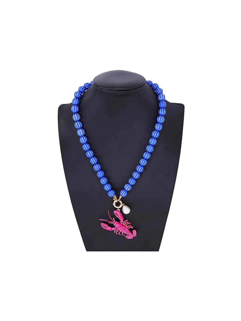 Mavi Istakoz Charmlı Okyanus Kolye-1