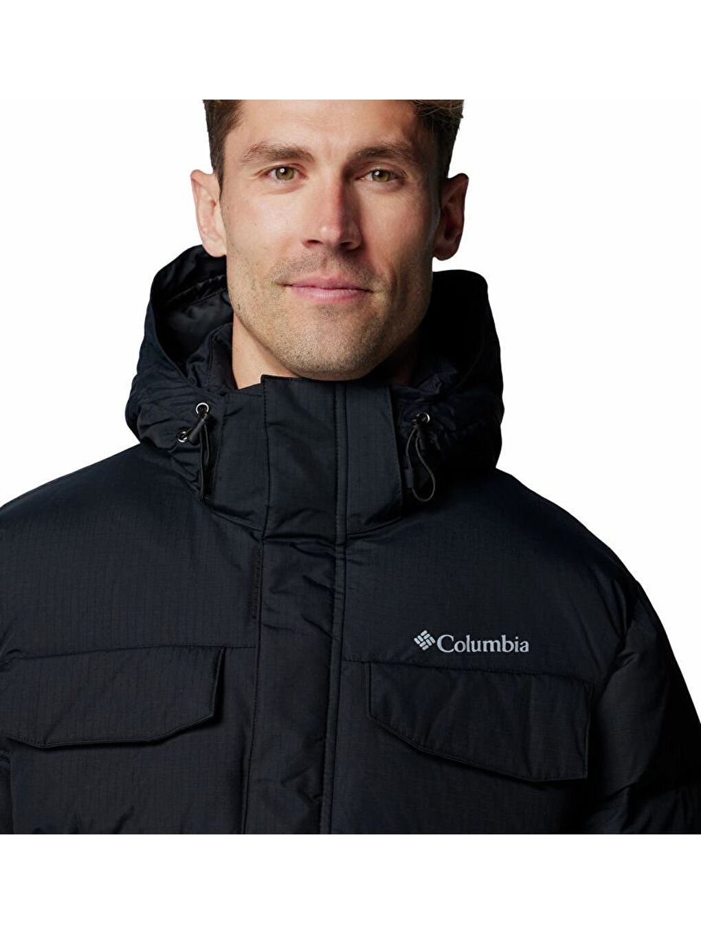 Columbia Siyah Landroamer Puffer Erkek Mont WM4552 - 5