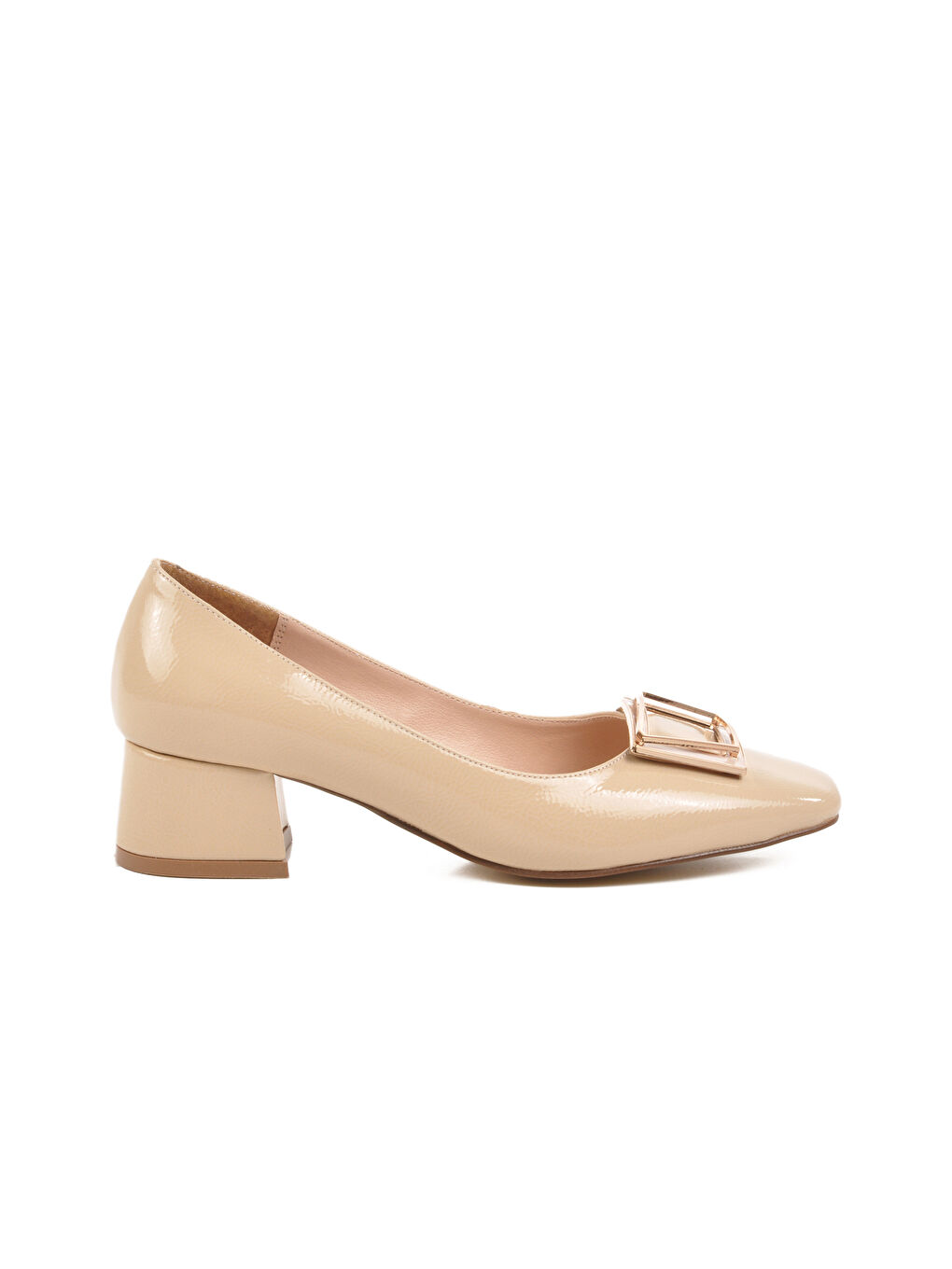 Bej Rugan Kadın Abiye Ayakkabı 704144 Z