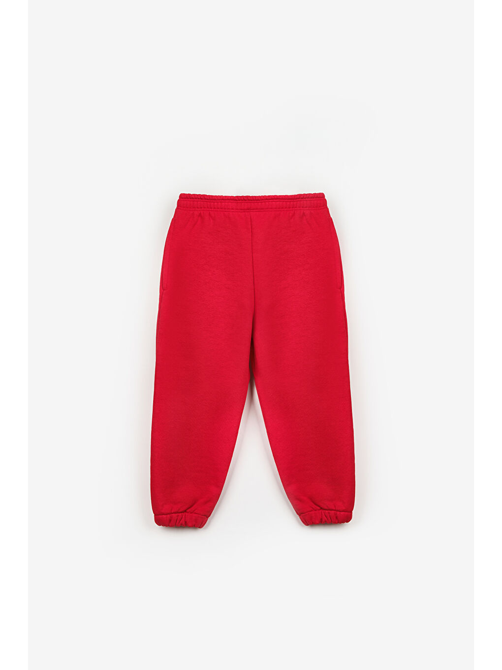 Kırmızı Have Fun Baskılı Çizgili Kız Çocuk Eşofman Takımı - Phoebe-6