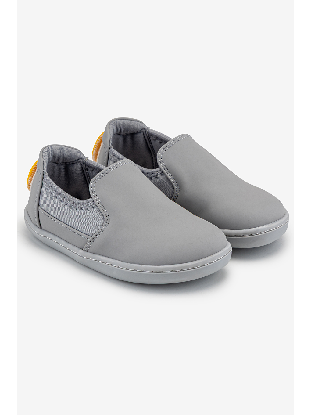 Smart Walker Slip-On #Tags Süper Mat Gri Barefoot Işıklı Çocuk Ayakkabı