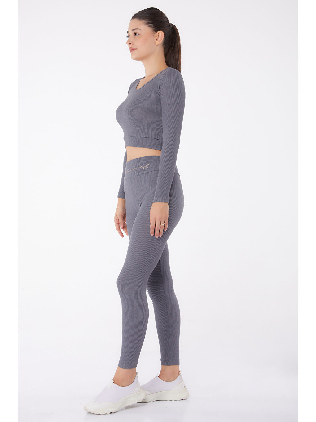 Bluz Tayt İkili Takım Antrasit - 26121-2