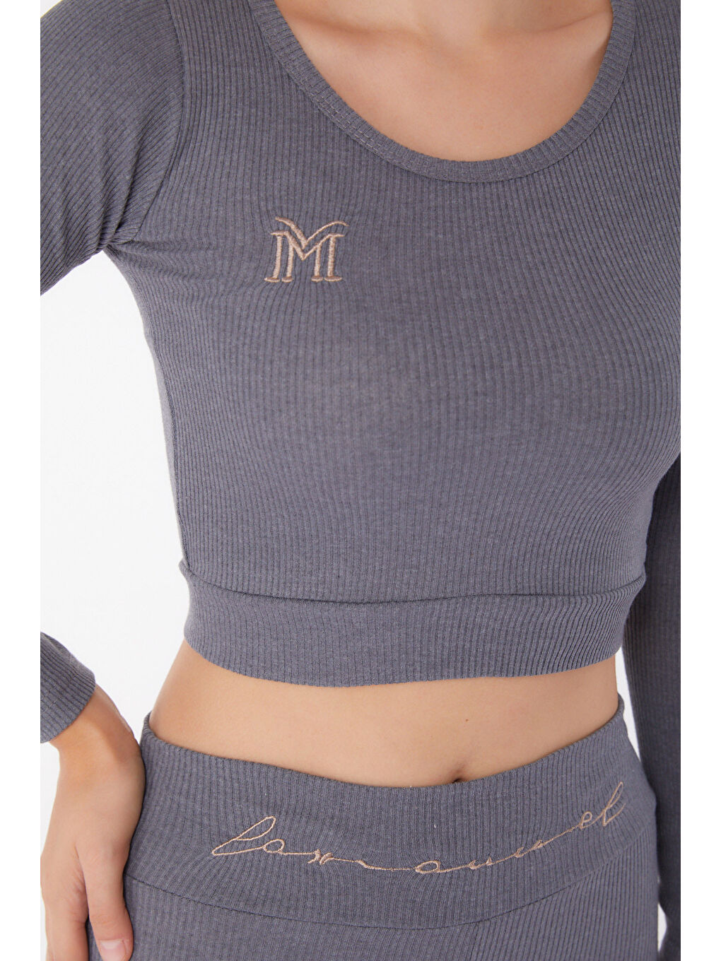 Bluz Tayt İkili Takım Antrasit - 26121-4