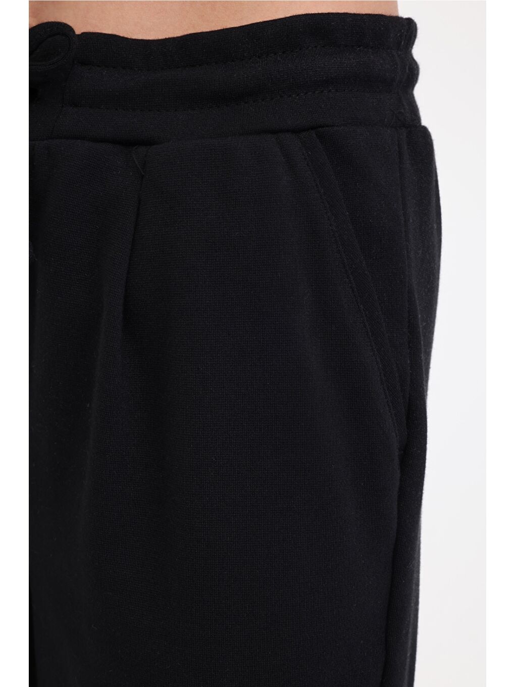 WL DELBIN 22BT278 5FX Siyah Kadın Eşofman Altı-3