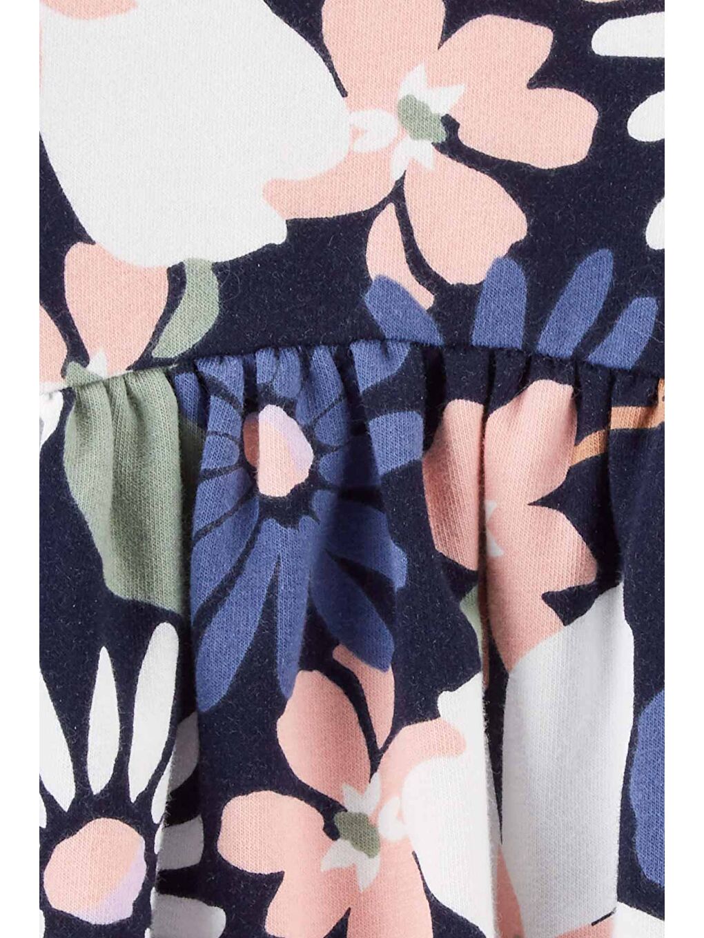 Siyah Kız Bebek Elbise Desenli-3