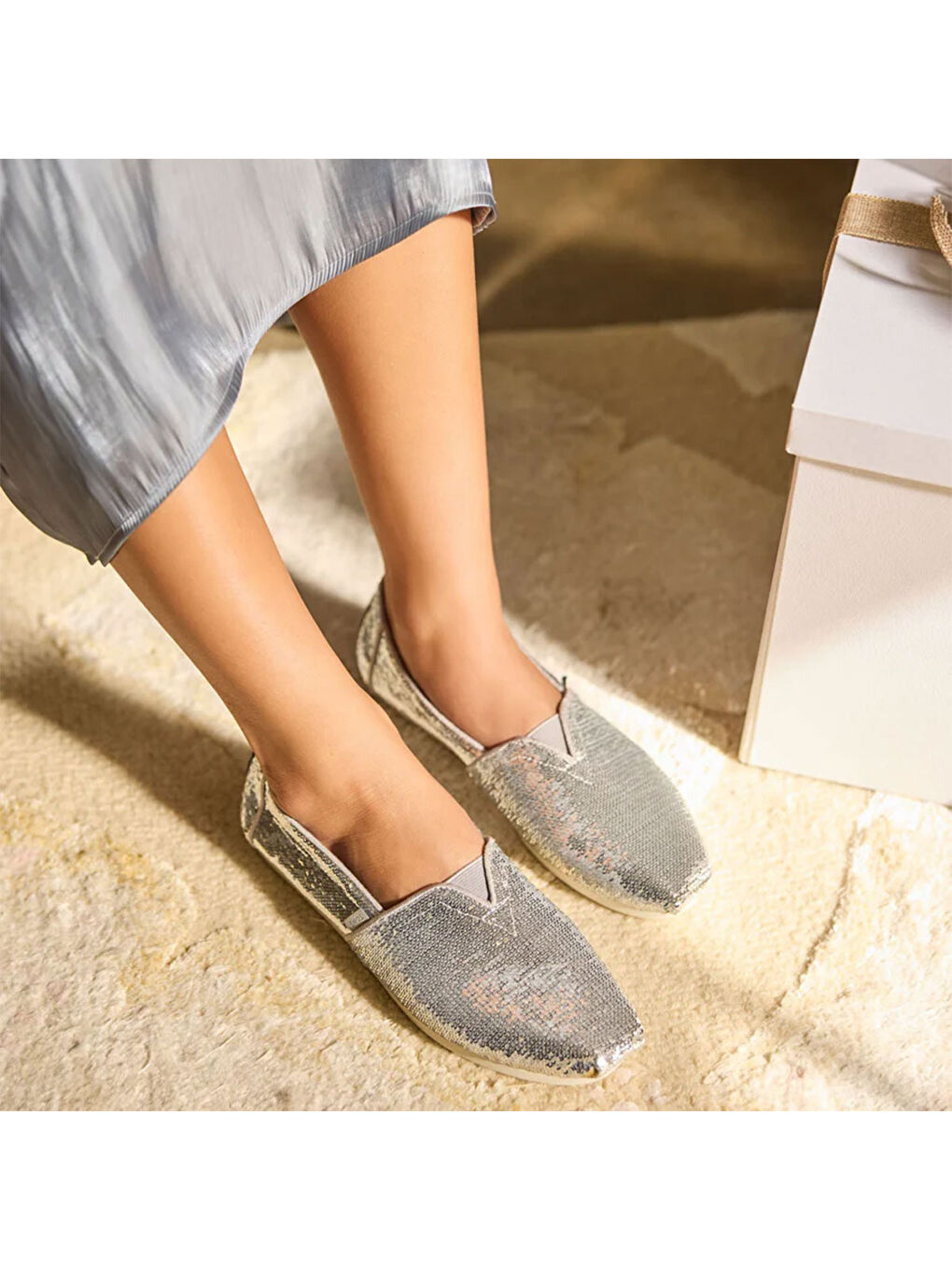 Gri Kadın Babet 10022607 10022614 Alpargata Classic-5