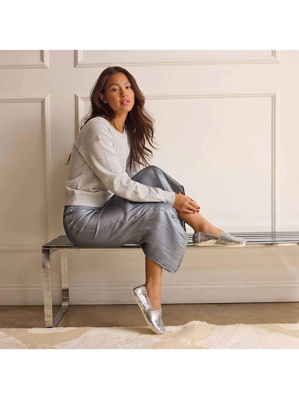 Gri Kadın Babet 10022607 10022614 Alpargata Classic-6