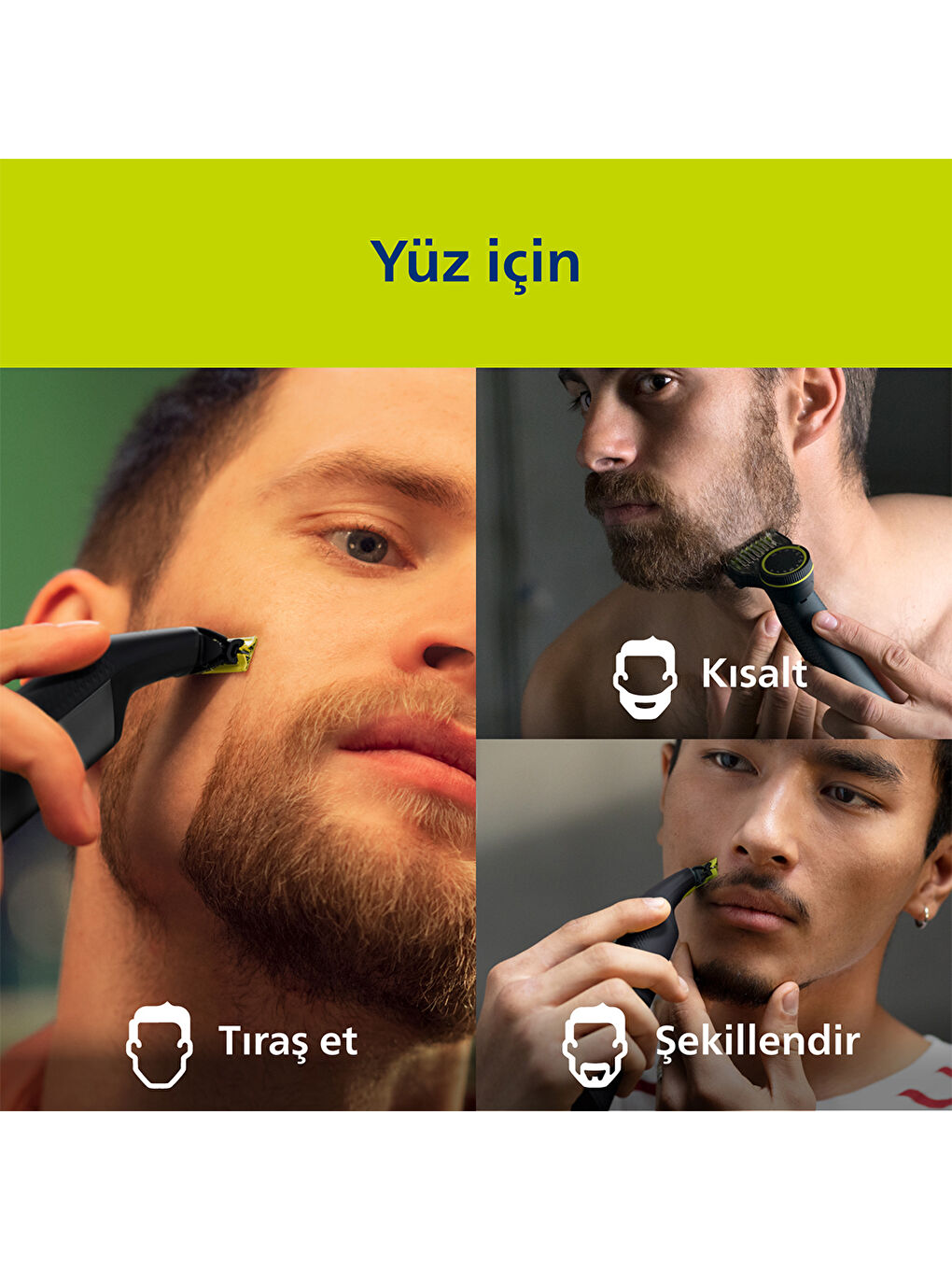 Oneblade Pro Qp6542/10 Yüz +vücut Şekillendirici, 12 Uzunluk Ayarı, Islak Ve Kuru Tıraş-2