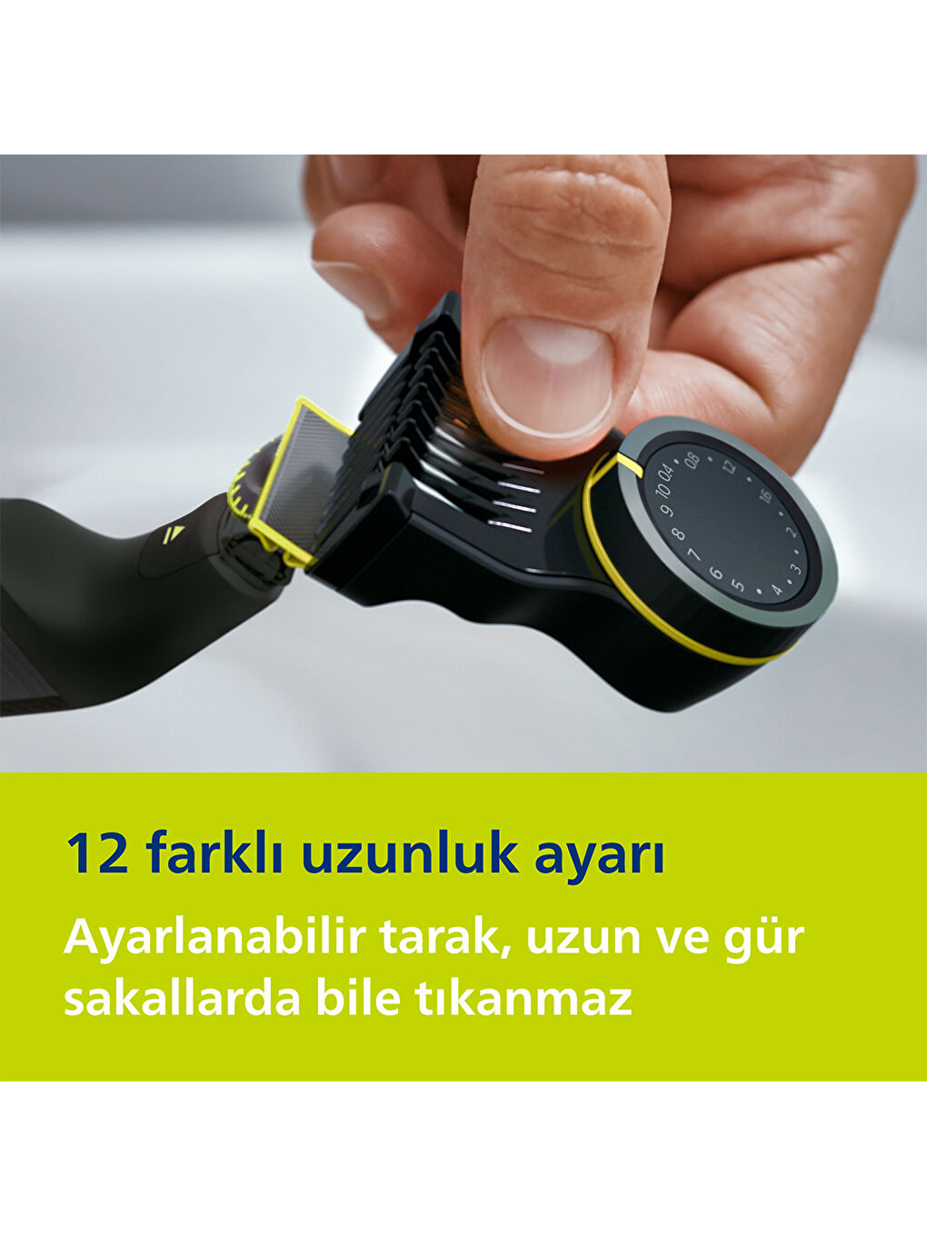 Oneblade Pro Qp6542/10 Yüz +vücut Şekillendirici, 12 Uzunluk Ayarı, Islak Ve Kuru Tıraş-5