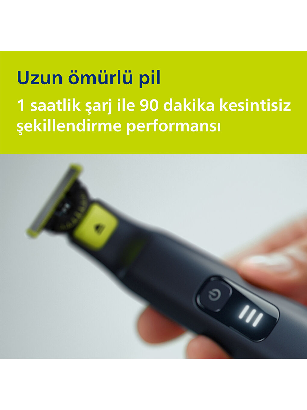Oneblade Pro Qp6542/10 Yüz +vücut Şekillendirici, 12 Uzunluk Ayarı, Islak Ve Kuru Tıraş-6