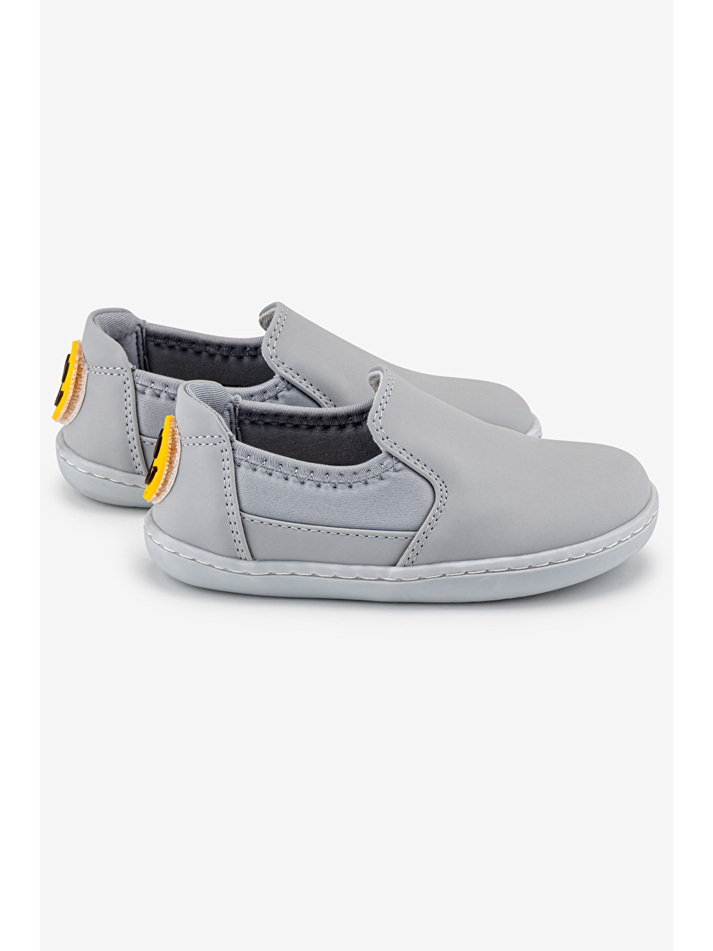 Smart Walker Slip-On #Tags Süper Mat Gri Barefoot Işıklı Çocuk Ayakkabı-5