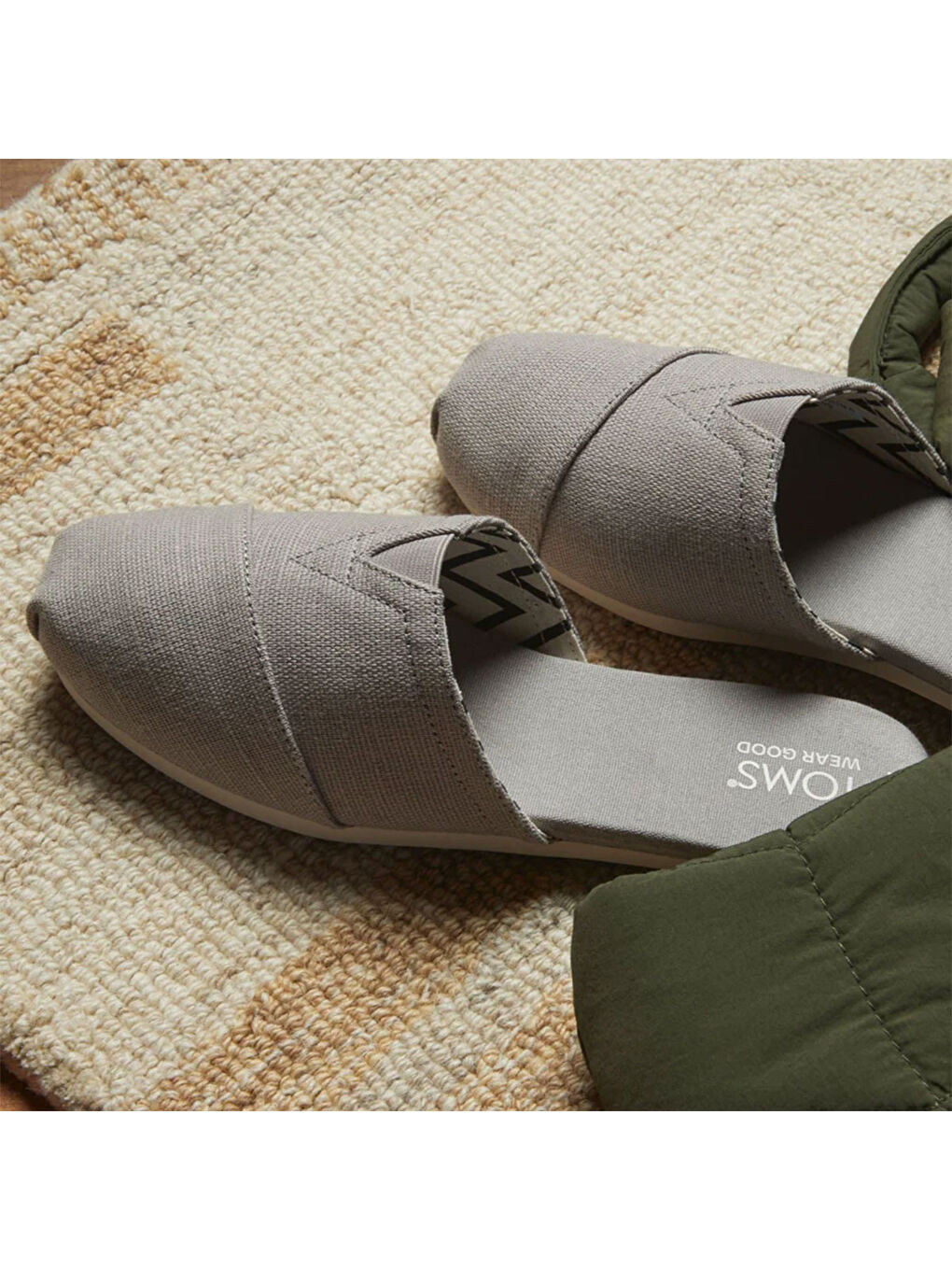 Gri Kadın Terlik 10022152 10022153 10022158 10022620 ALPARGATA MULE-5