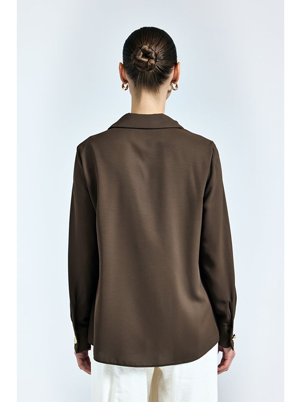 Kahverengi Lucy Gömlek - Kahve-7