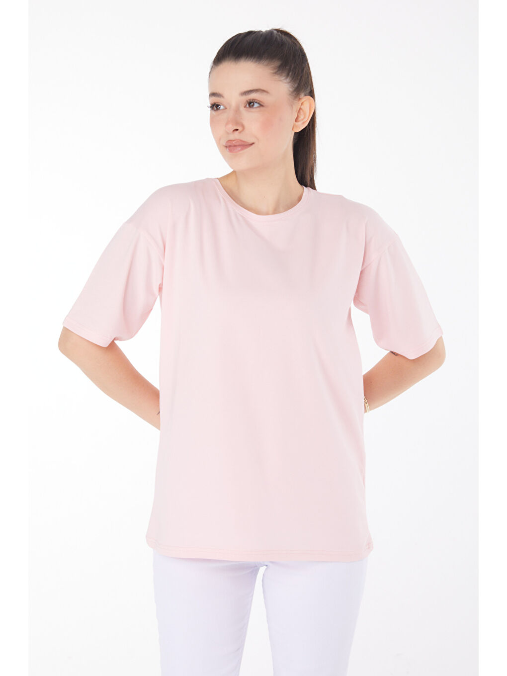 Pembe T-Shirt Pudra - 25849-1