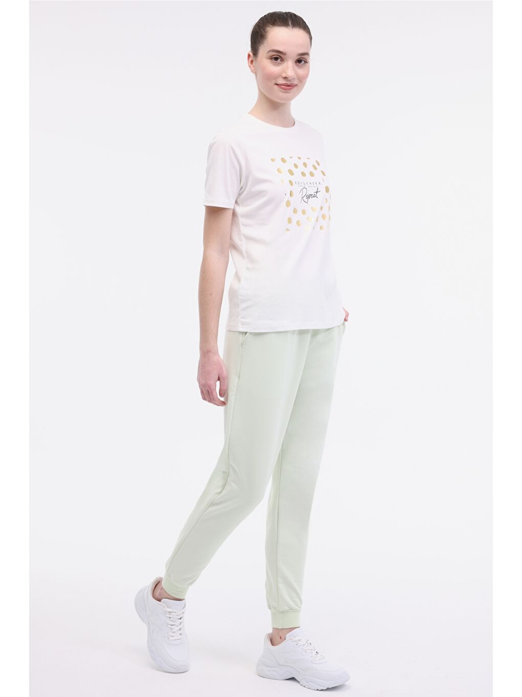 WB JOGGER 22SN86 5FX Sarı Kadın Eşofman Altı-2