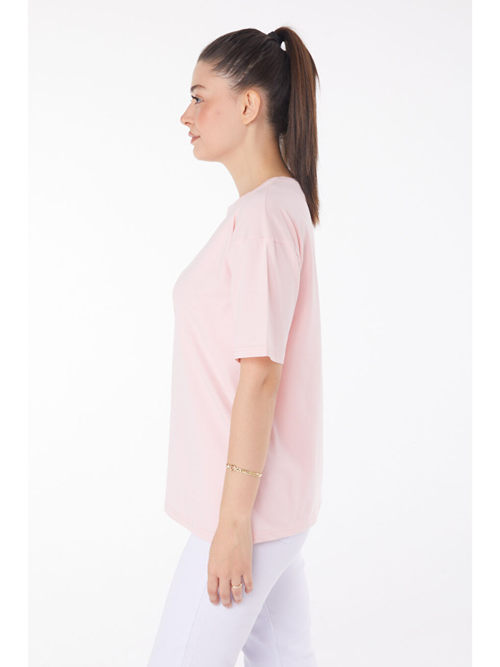 Pembe T-Shirt Pudra - 25849-3