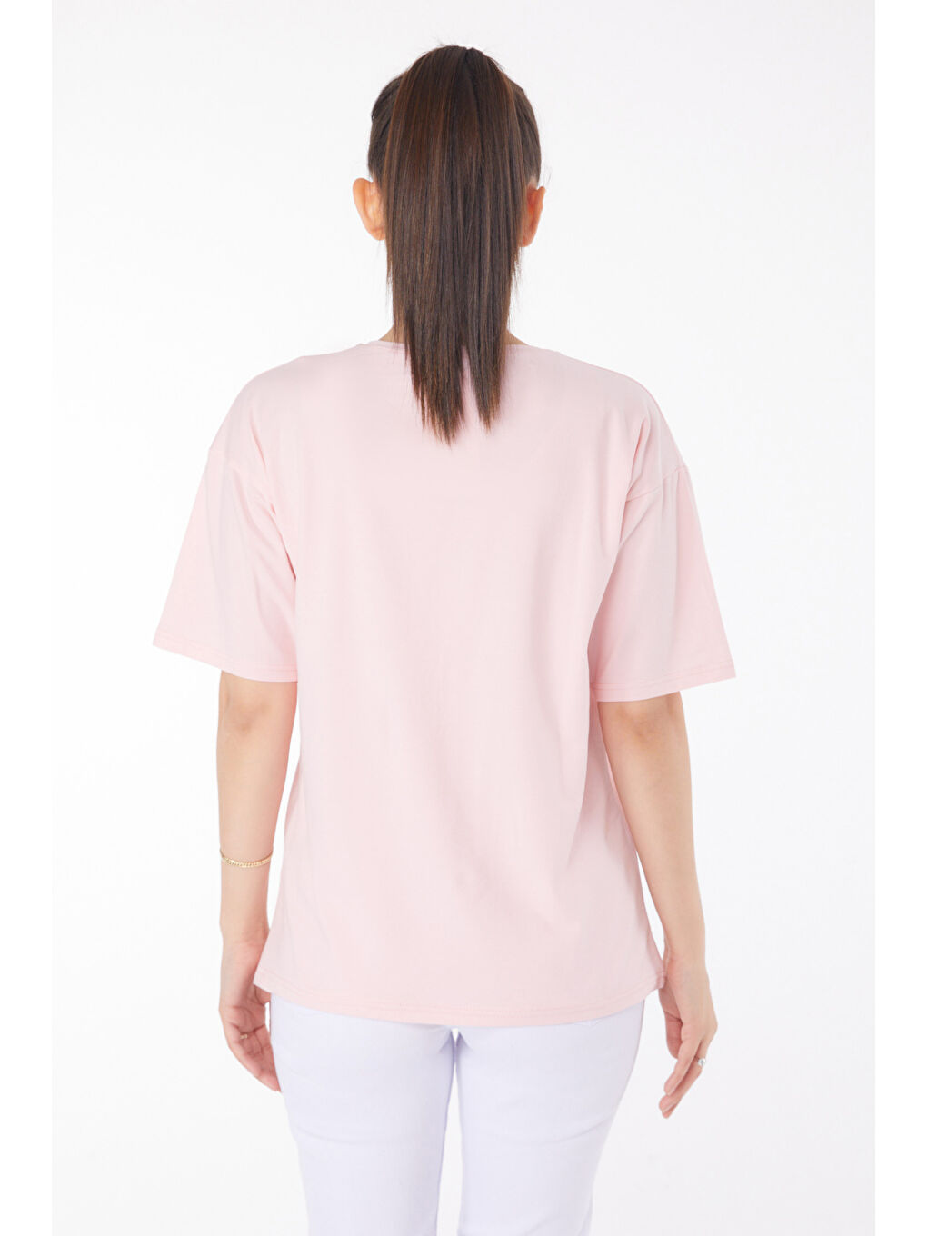 Pembe T-Shirt Pudra - 25849-4