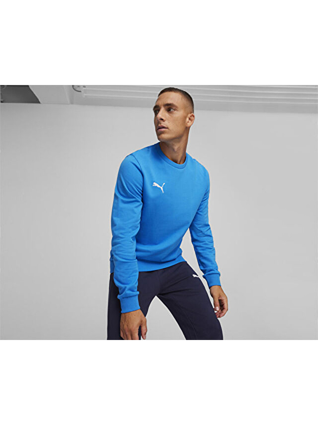 Teamgoal Casuals Crew Neck S Erkek Futbol Sweatshirts 65859202 Mavi-2