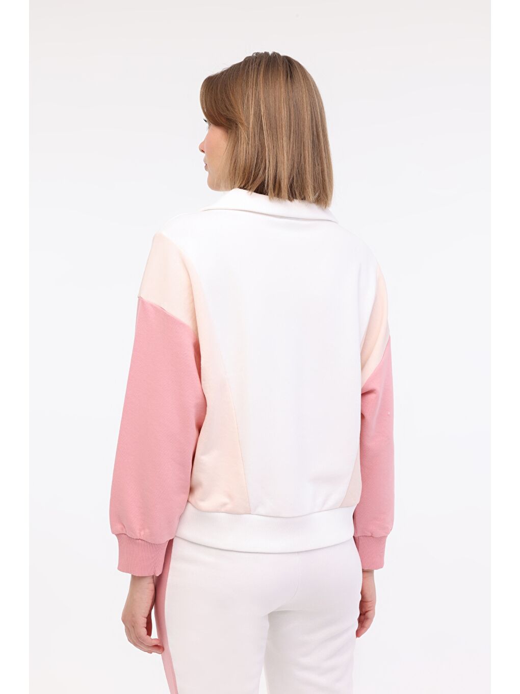 WL ANNABEL-C 16CK927 5FX Pembe Kadın Sweatshirt-1