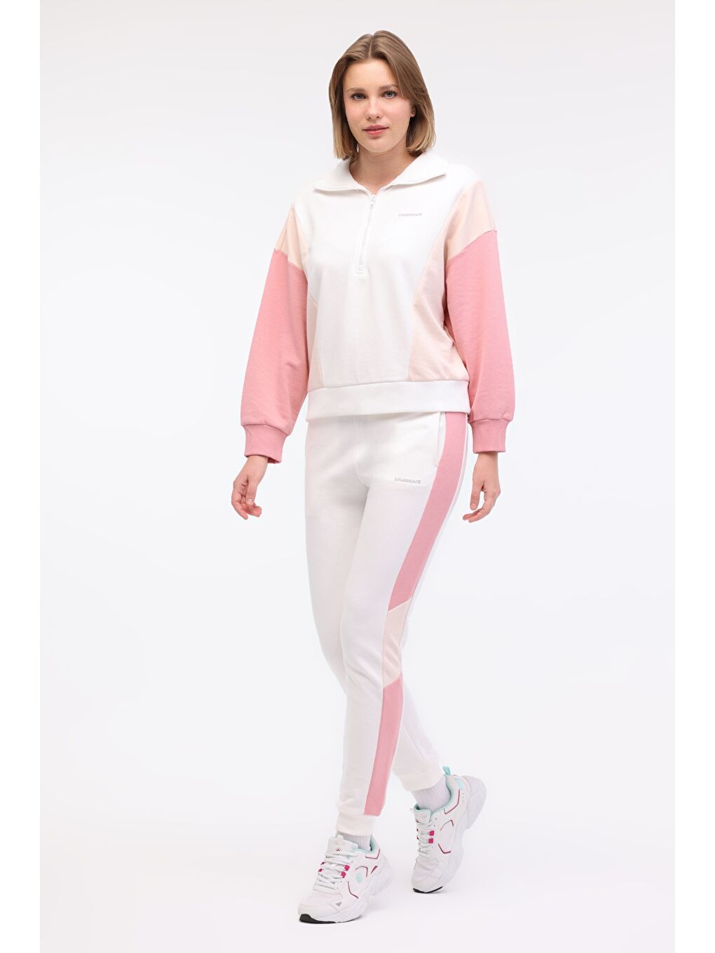 WL ANNABEL-C 16CK927 5FX Pembe Kadın Sweatshirt-2