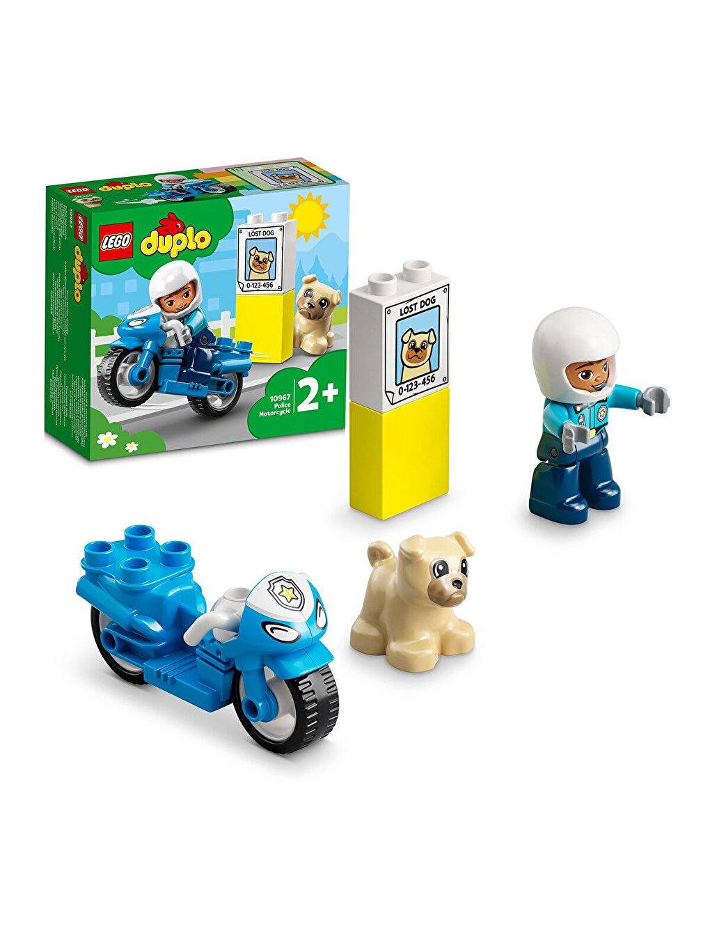 Lego Karışık DUPLO Polis Motosikleti 10967