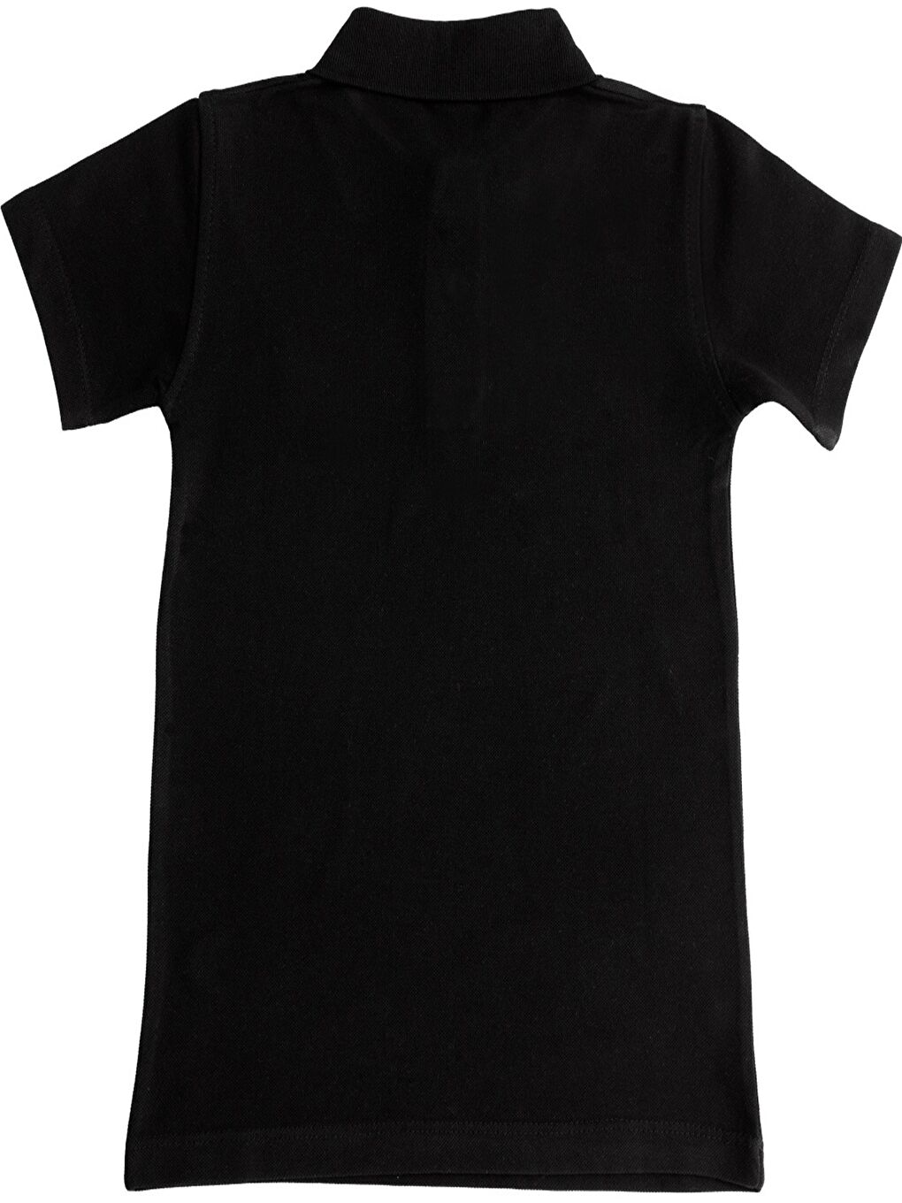 Siyah Kız Çocuk Okul Tarz %100 Pamuk T-Shirt -5-17 Yaş AG006-2