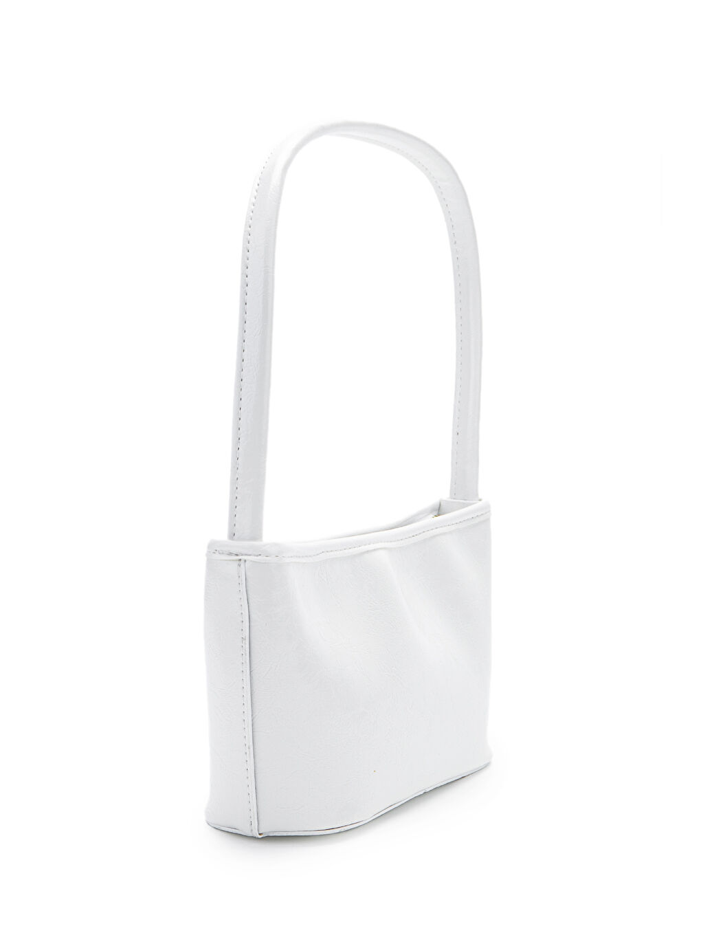 Suni Deri Baget Kadın Kol Çanta Blanca Beyaz-2
