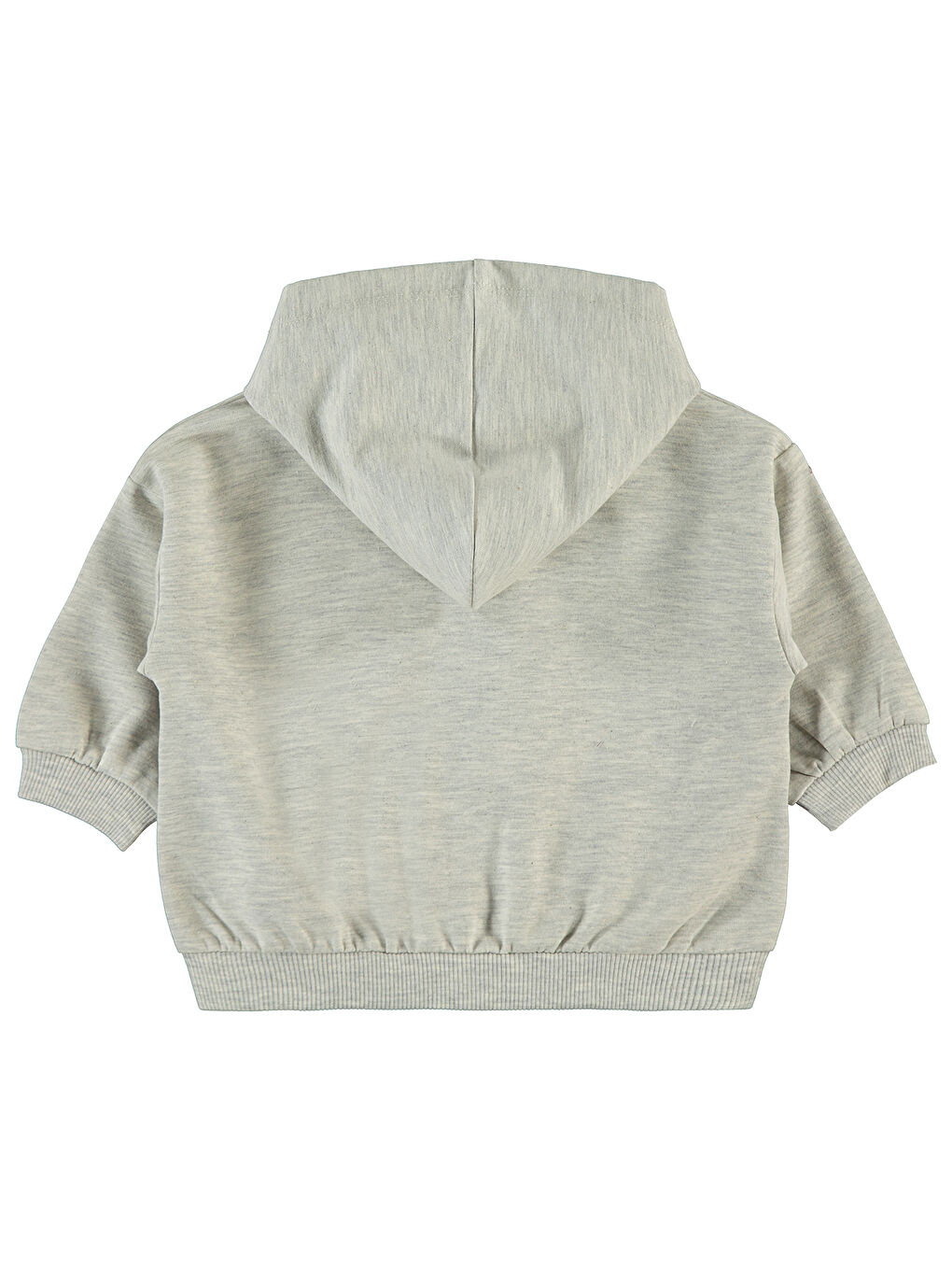 Beyaz Baby Kız Bebek Kapüşonlu Hrıka 6-18 Ay Karmelanj-1