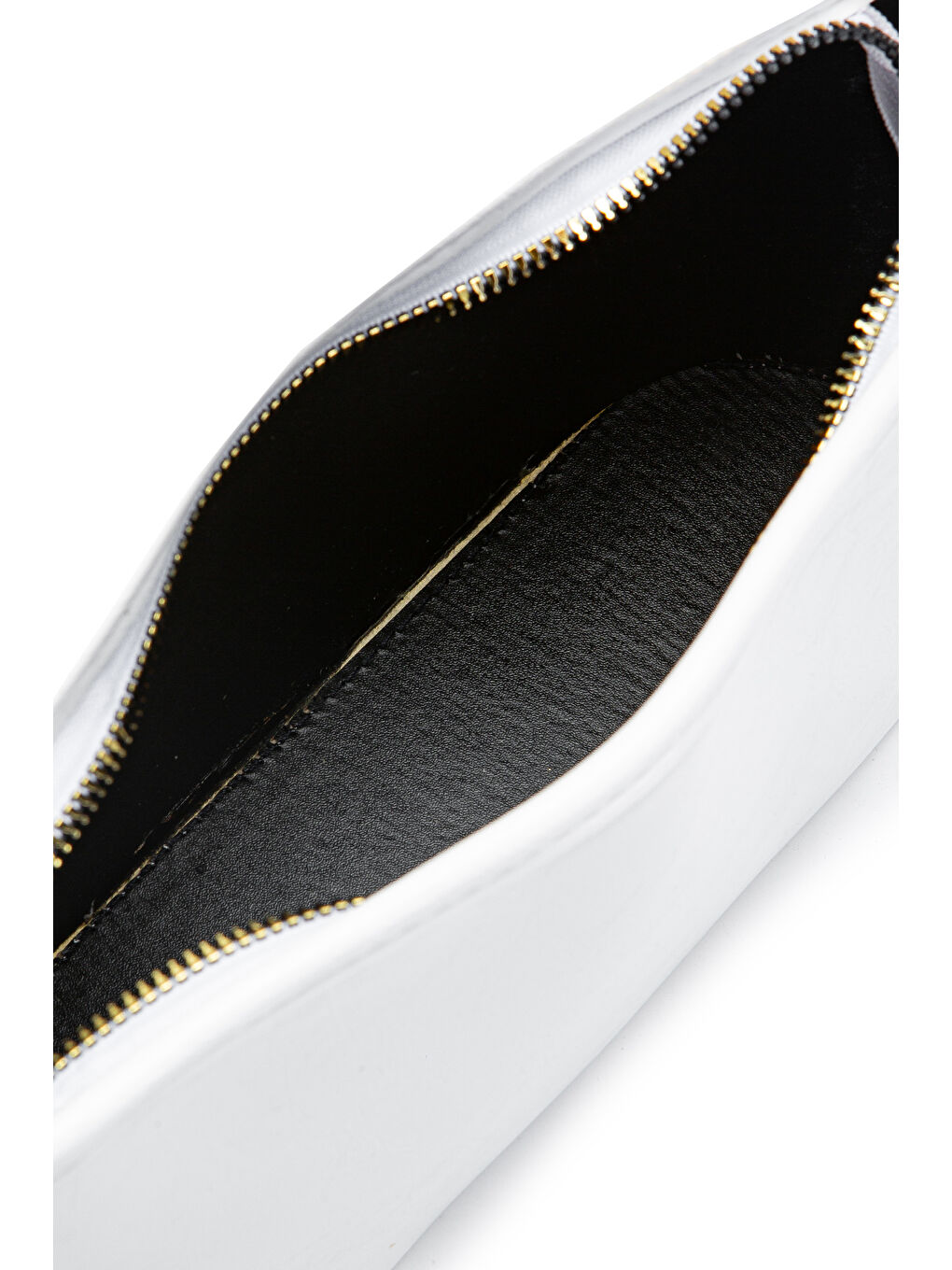 Suni Deri Baget Kadın Kol Çanta Blanca Beyaz-4