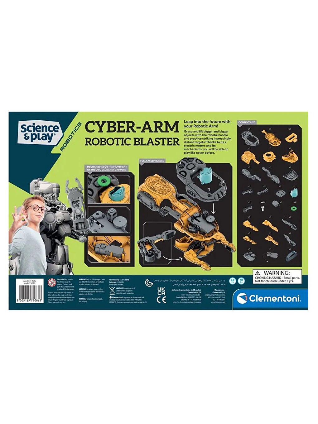 Clementoni Mekanik Laboratuvarı Robotik Kol 75086TR - 2