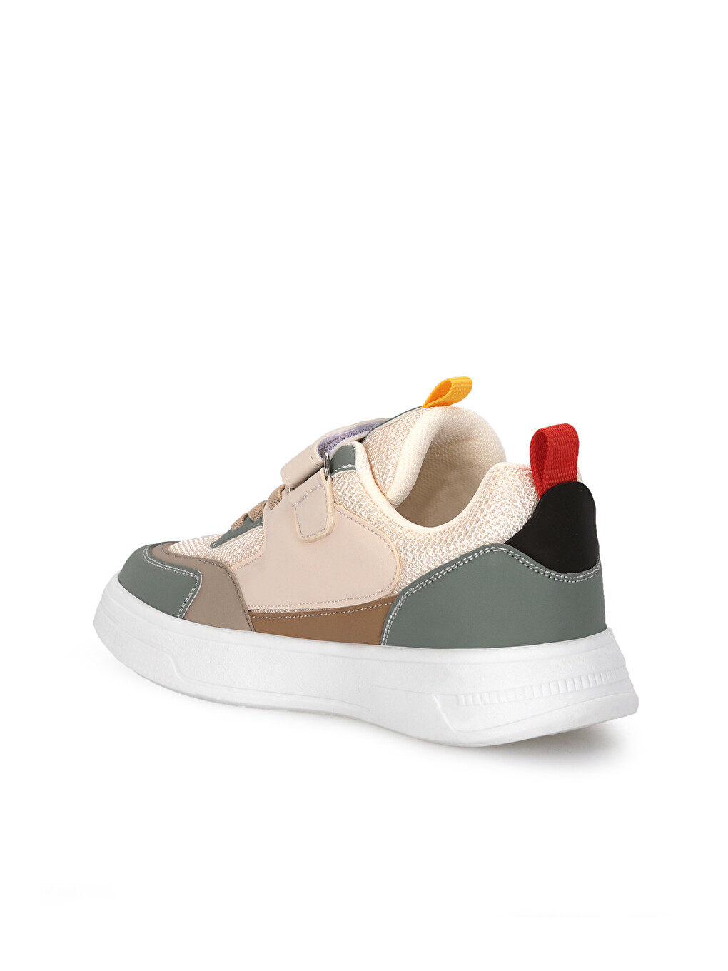 Karetta I Unisex Çocuk Cırt Cırtlı Bej / Yeşil Günlük Spor Ayakkabısı-2