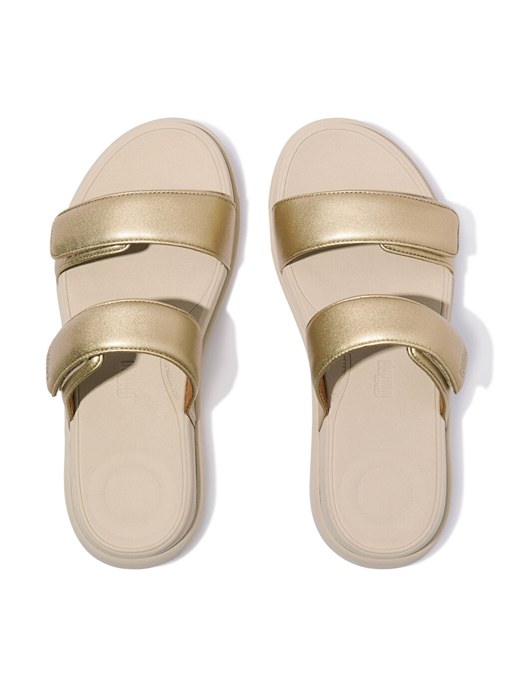 Gri Kadın Terlik IW2-090 / 675/ A99 Fit Flop F-MODE GO Adjustable Two-Bar Slides-4