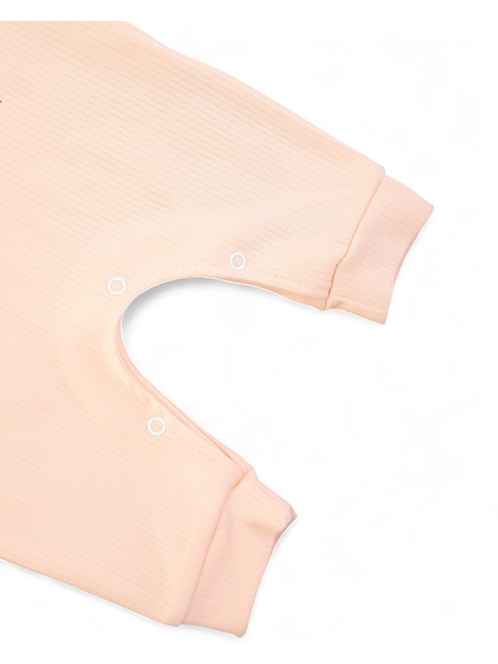 Pembe Kız Bebek Fitilli Kedi Baskılı Tulum-7