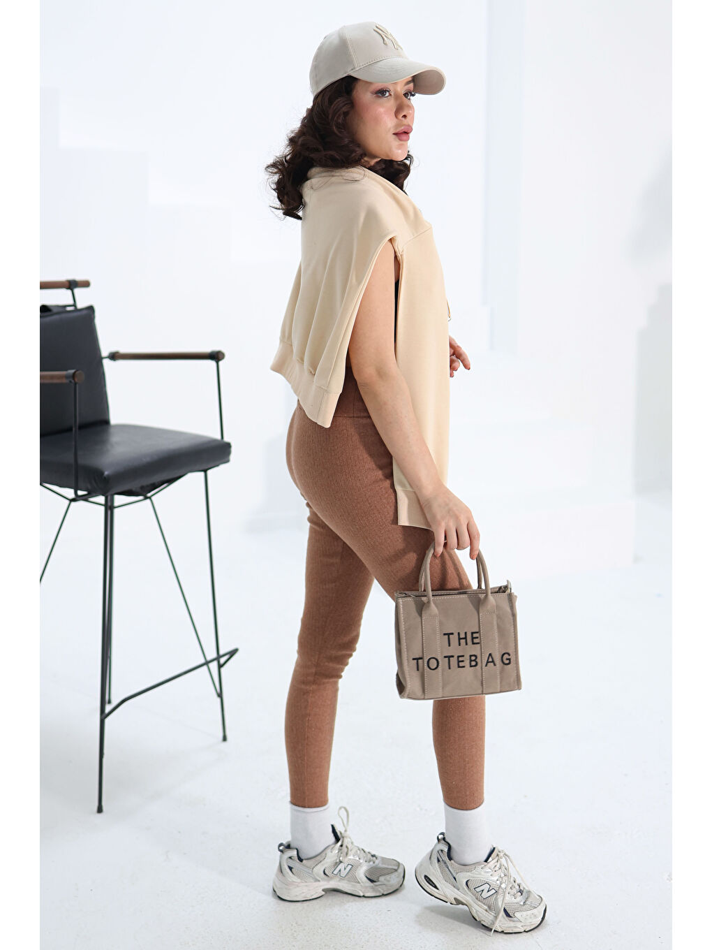 Kahverengi Fitilli Tayt Taba - 26539-3