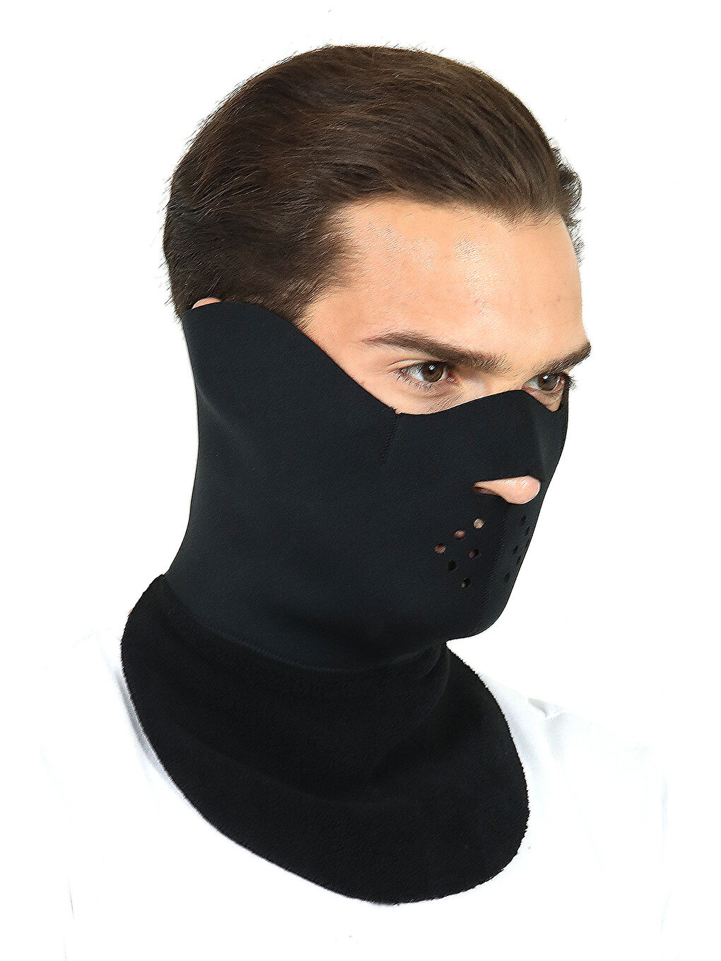 Siyah Softshell Maske Polar SİYAH-1