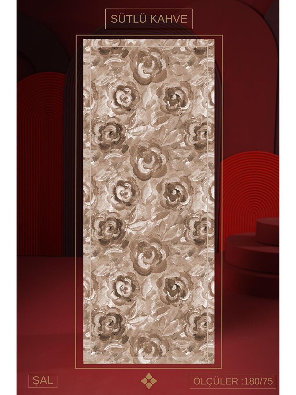 Karışık Kadın Marla Soft Şal Paketi(Siyah Kahve-Kahve-Sütlü)-4