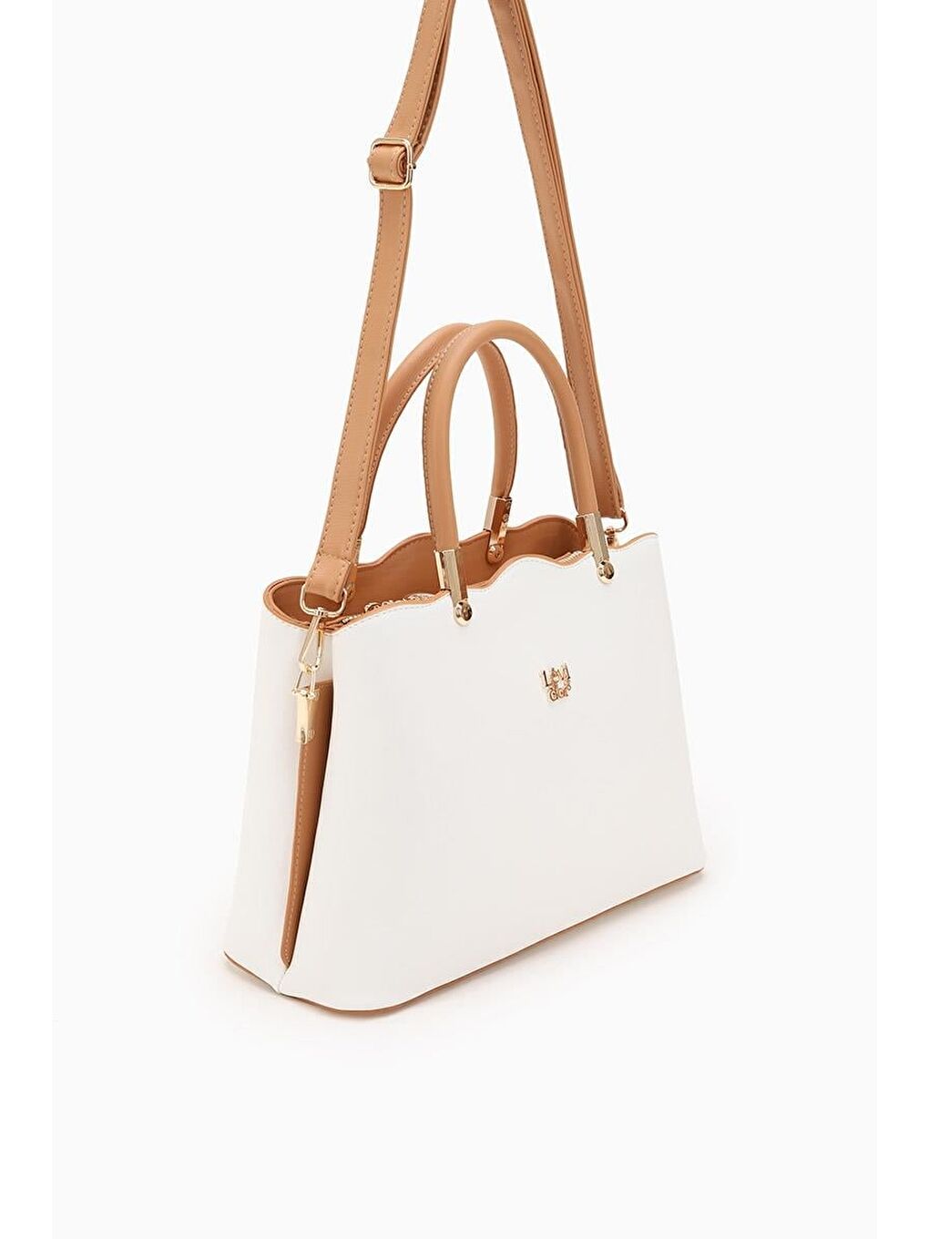 Beyaz Kadın El ve Omuz Çantası 930065-1