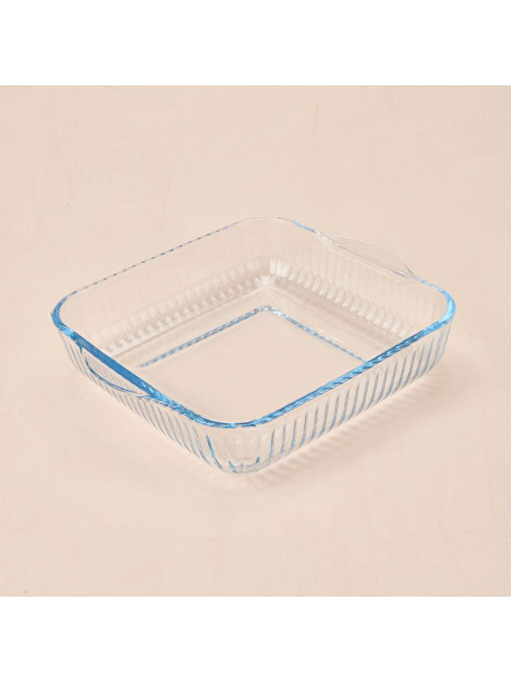 Renksiz Twin 2'li Kare Cam Fırın Kabı - Şeffaf-3