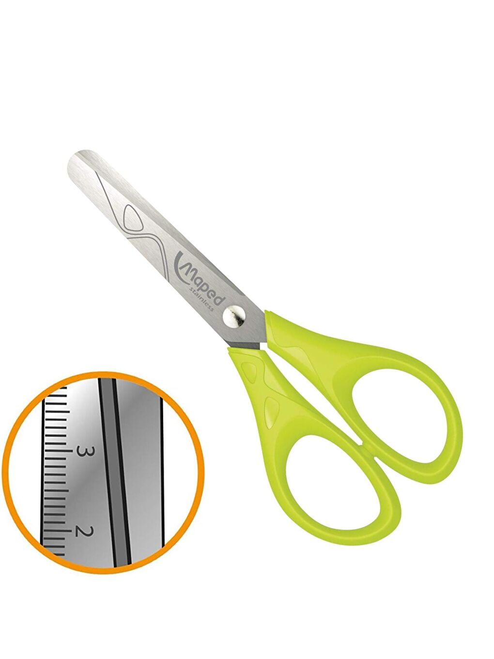 Essentials Simetrik Makas 13 cm (464212) YEŞİL-1