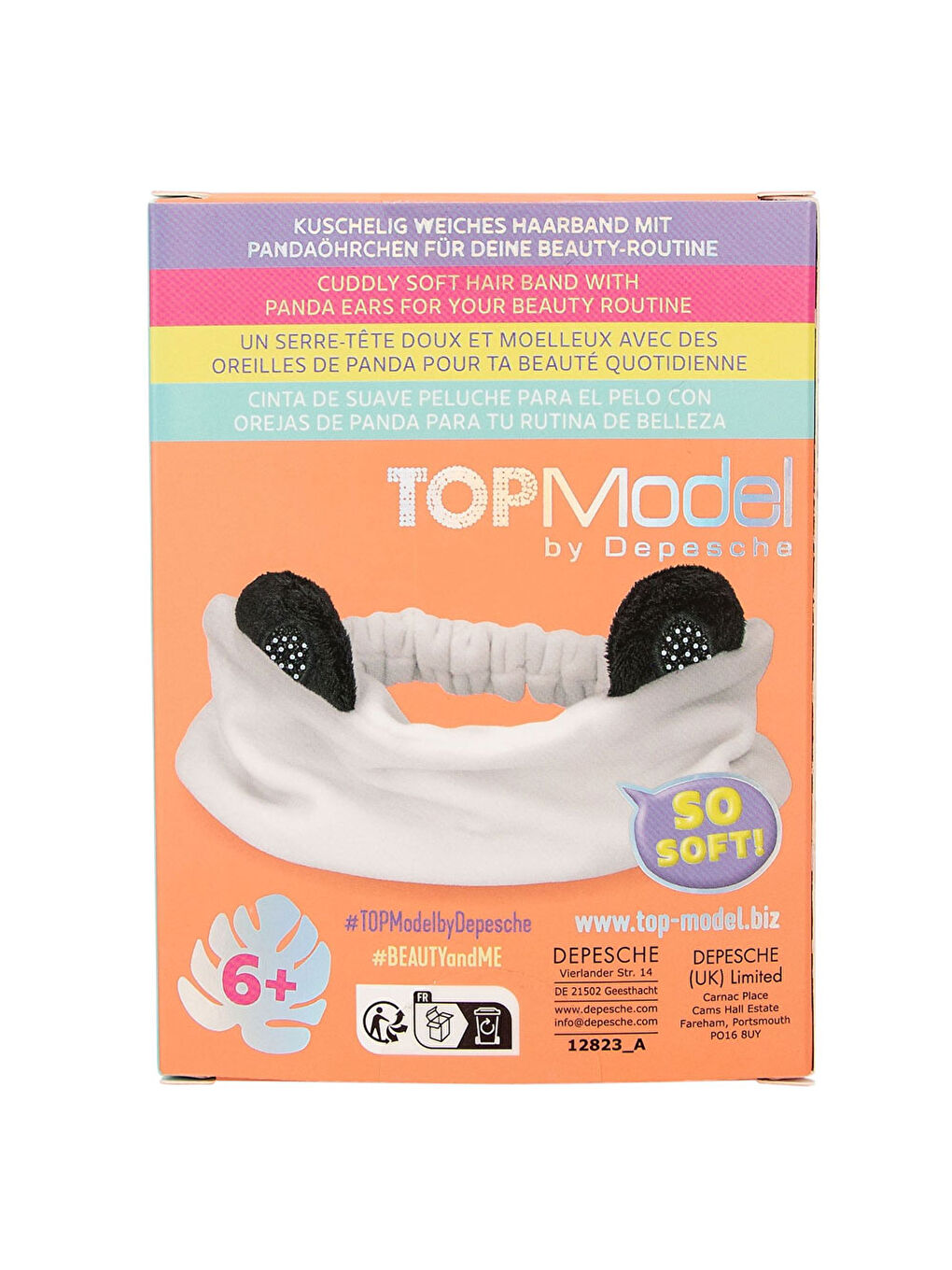 Beyaz Panda Kulaklı Saç Bandı N/A 412823-1