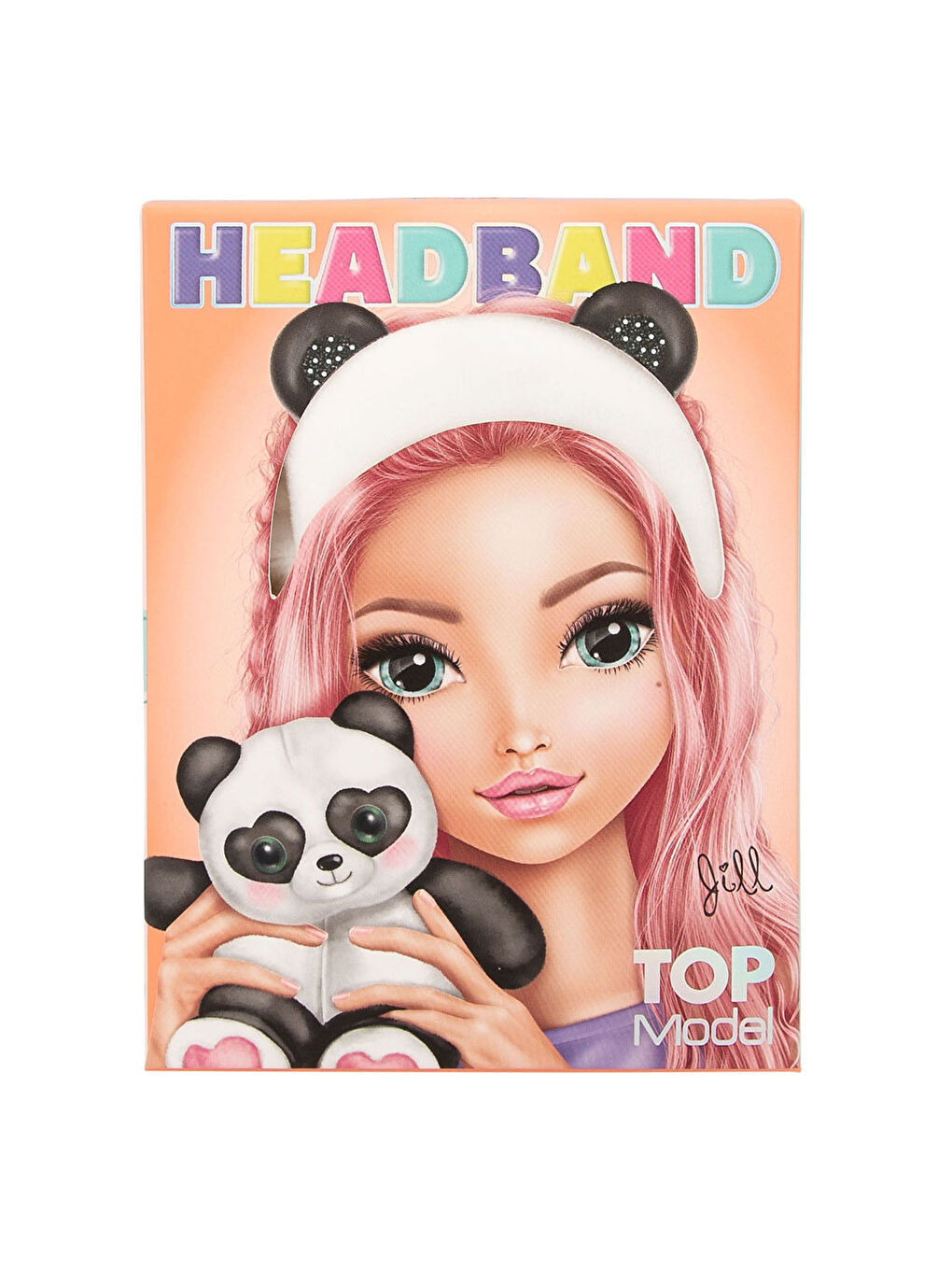 Beyaz Panda Kulaklı Saç Bandı N/A 412823-2