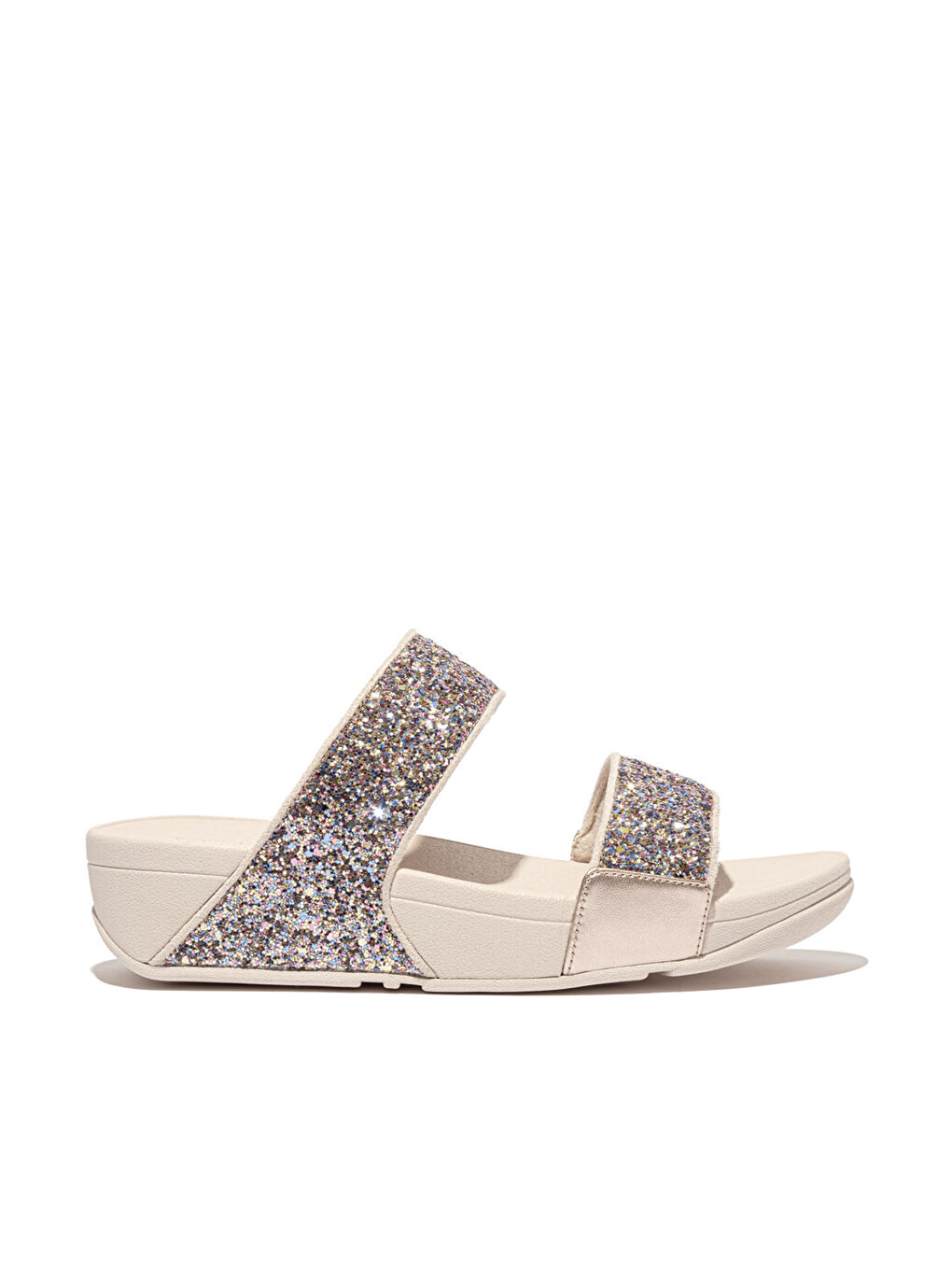 Pembe Kadın Terlik JE5-C33/C55 LULU Multi-Tonal Glitter Slides-2