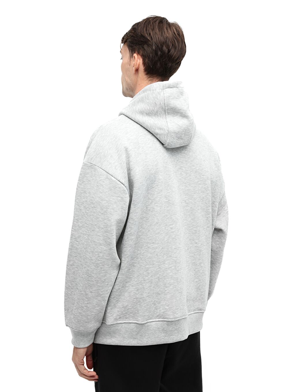 Gri MB ROS 18HS112 5PR A GRI MEL Erkek Eşofman Üstü-1