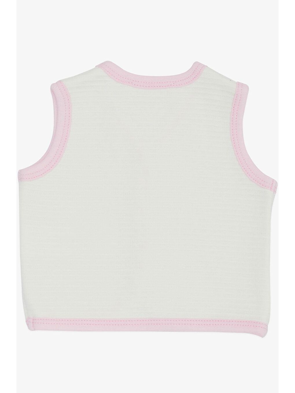 Kız Bebek Yelek Düğmeli Ekru (4-9 Ay)-2