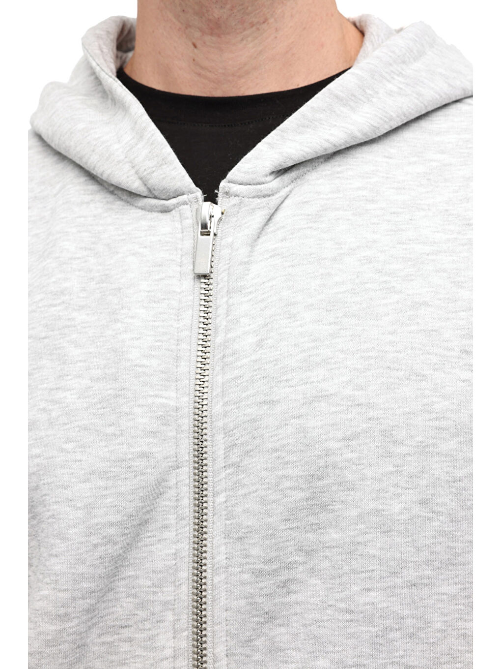 Gri MB ROS 18HS112 5PR A GRI MEL Erkek Eşofman Üstü-3