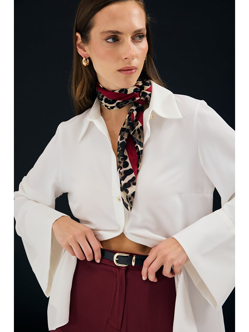 İspanyol Kol Gömlek - Ekru-3