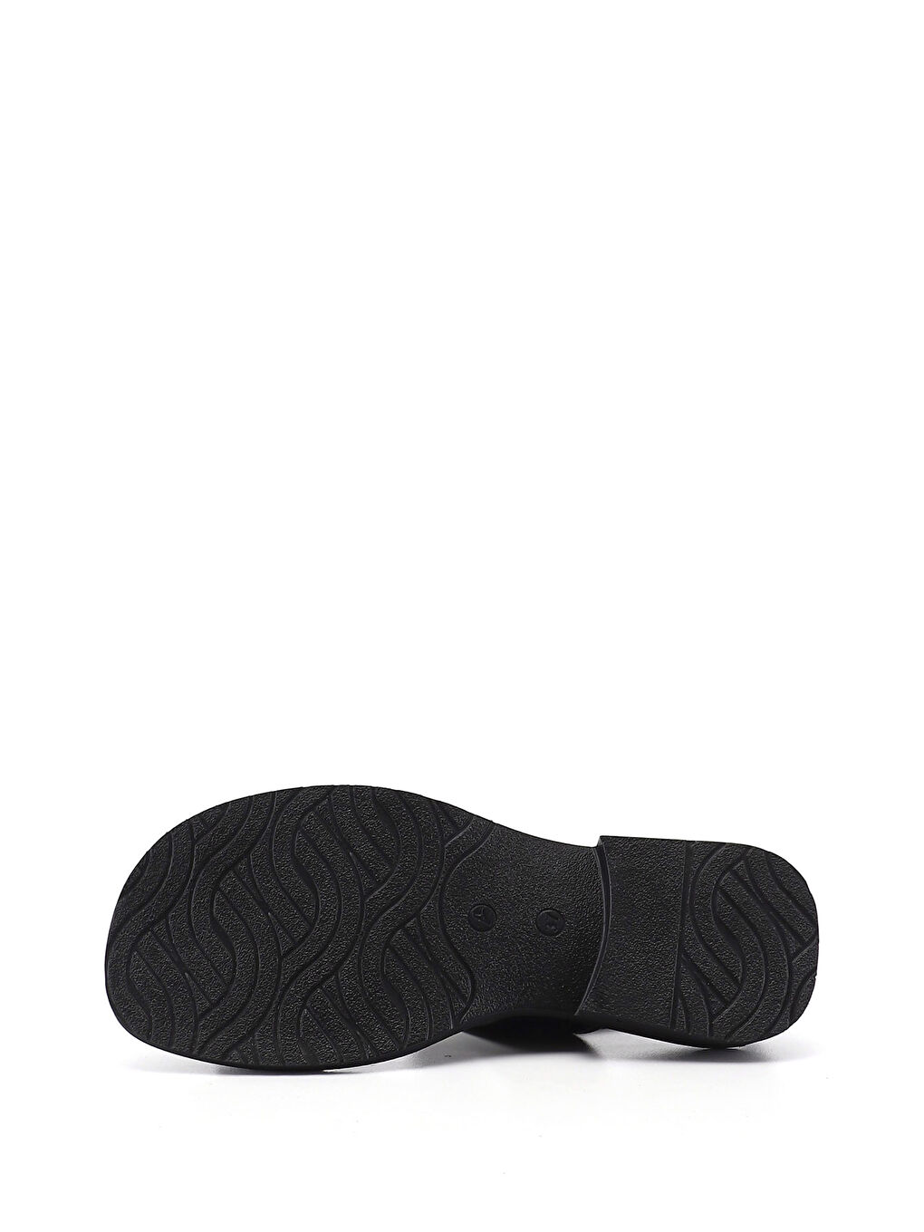 Siyah Kadın SİYAH Tokalı Bantlı Hakiki Deri Sandalet-4